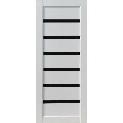 Bistol білий мат чорне скло